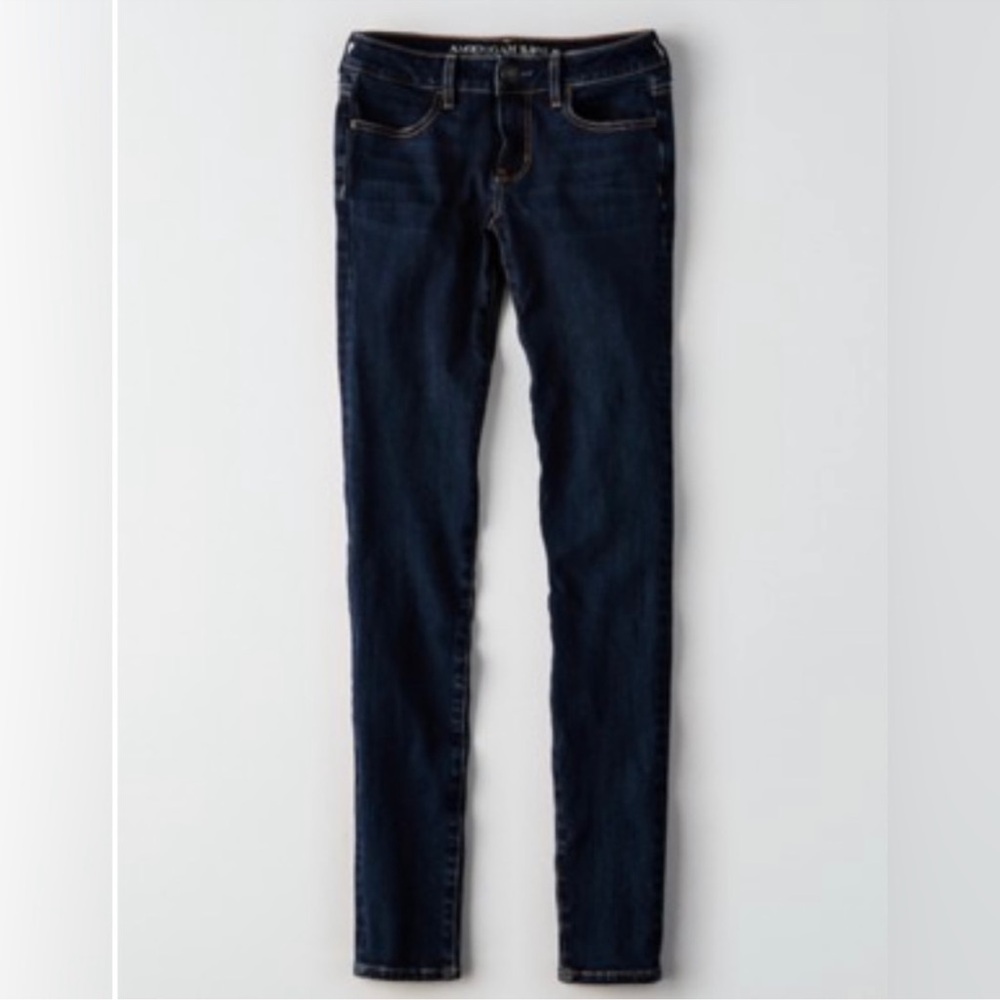 American Eagle Outfitters Denim X4 Jeans True Rinse 4 ShortDeep Ocean Blue